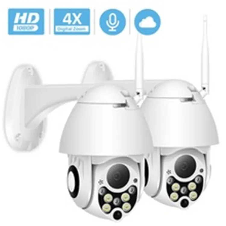 2019 Amazon Best Seller 1080p Full HD Dome Outdoor Cloud Motion Detection Auto Tracking PTZ Security IP Wifi Camera  YCC365 APP