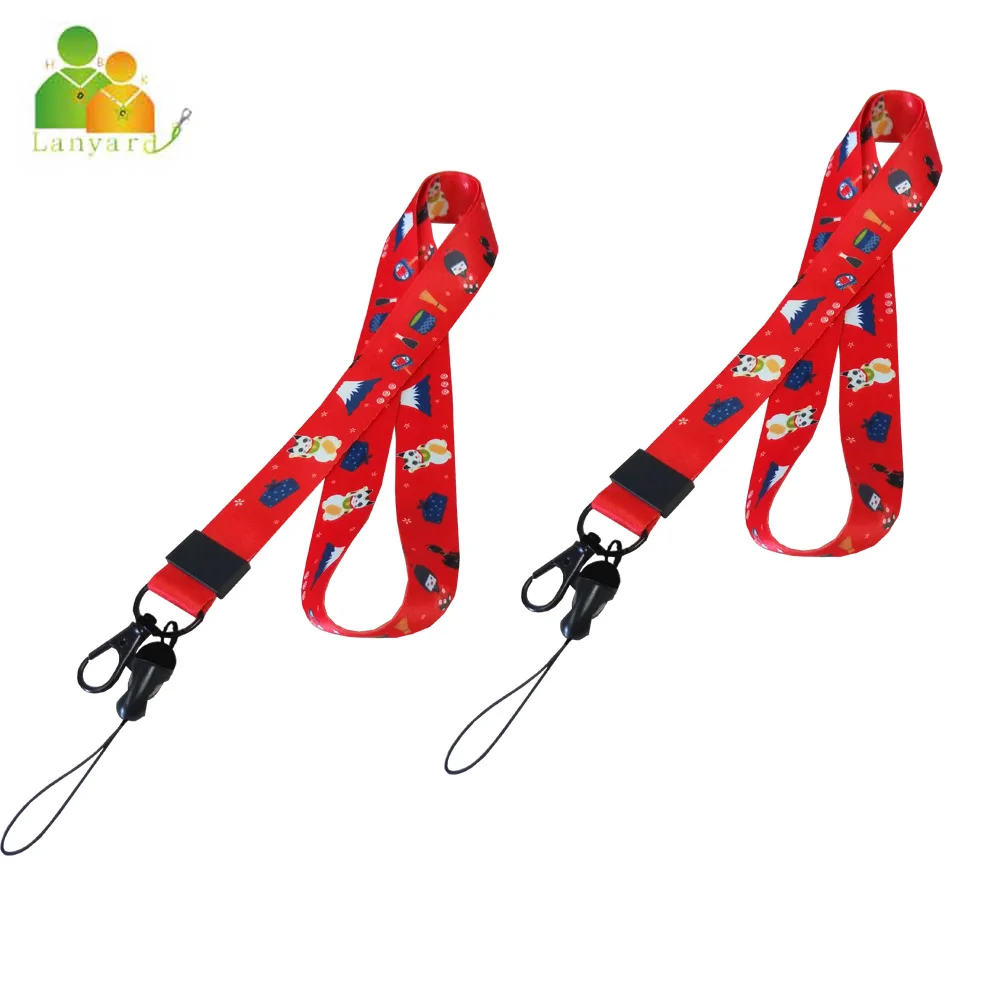 Polyester Heat Printed Hello Kitty Neck Lanyards With custom Logo