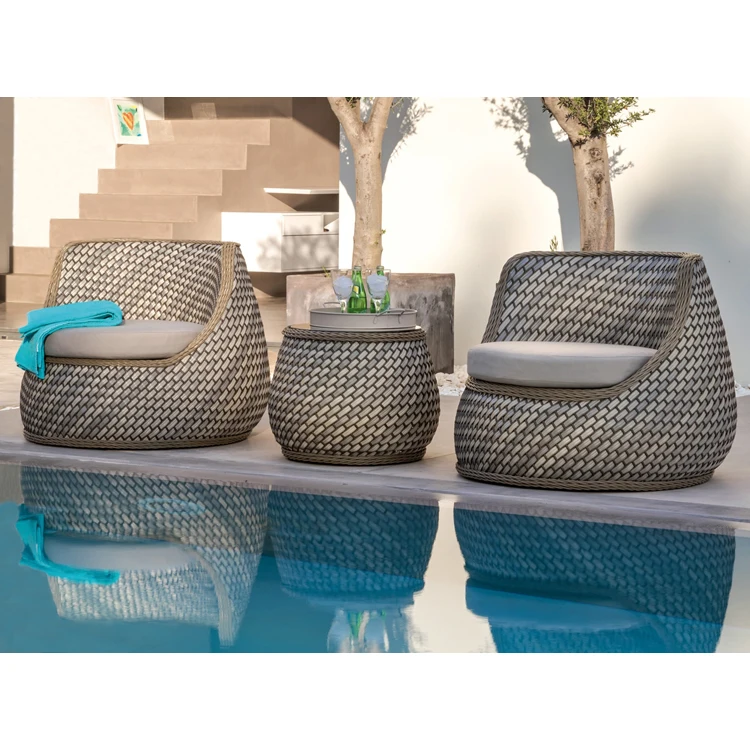 Popular hotel patio furniture outdoor garden rattan sofa set