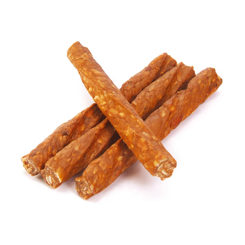 Угощение для собак, высококачественные палочки bully, зубная Жевательная еда для собак, курица, обернутая в воловью кожу