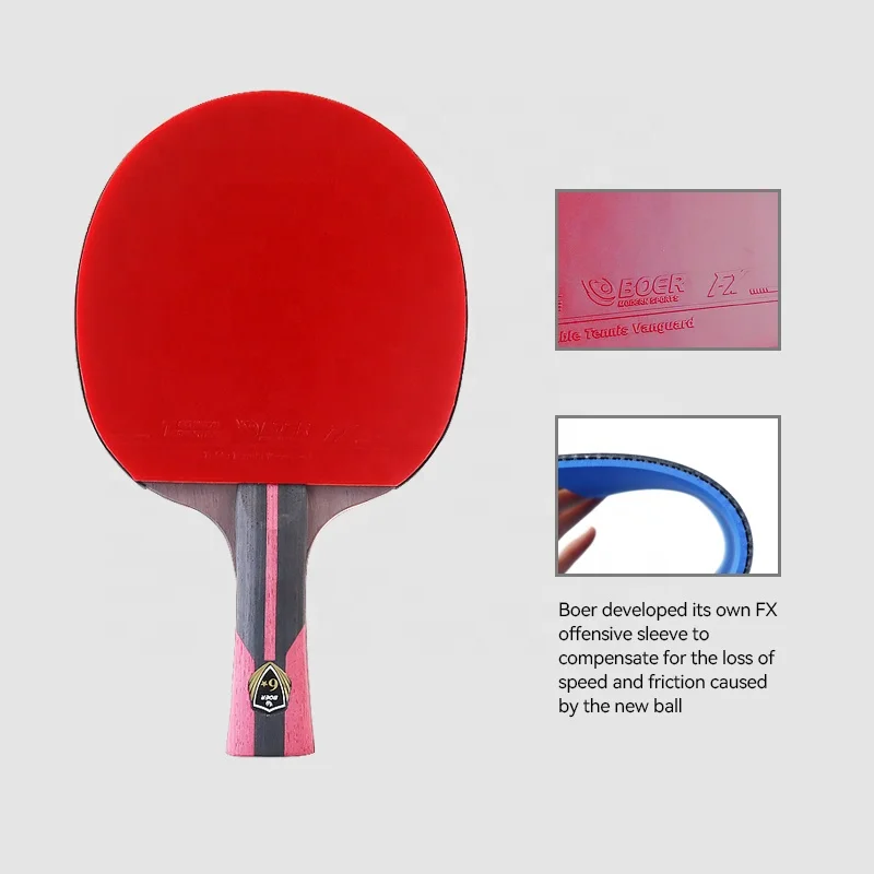 BOER Professional 6 Star Table Tennis Racket Suitable For Table Tennis Competition