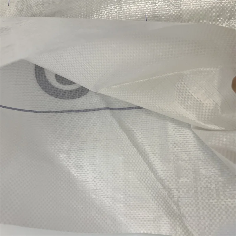 20kg 25kg 50kg plastic pp woven laminated rice flour sack with handle washing powder packaging bags