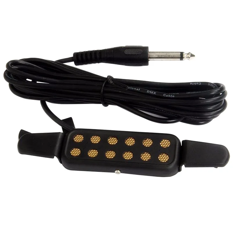 Classic Acoustic Guitar Pickup Electric Transducer Amplifier Sound Hole Ukulele Guitar Pickup