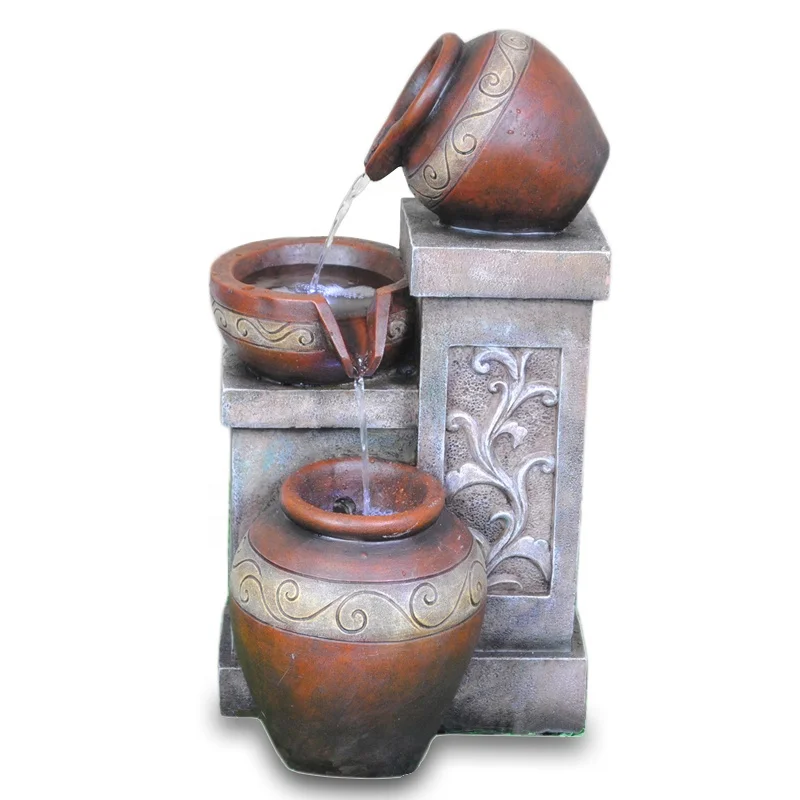  Best selling home decoration polyresin water fountain indoor