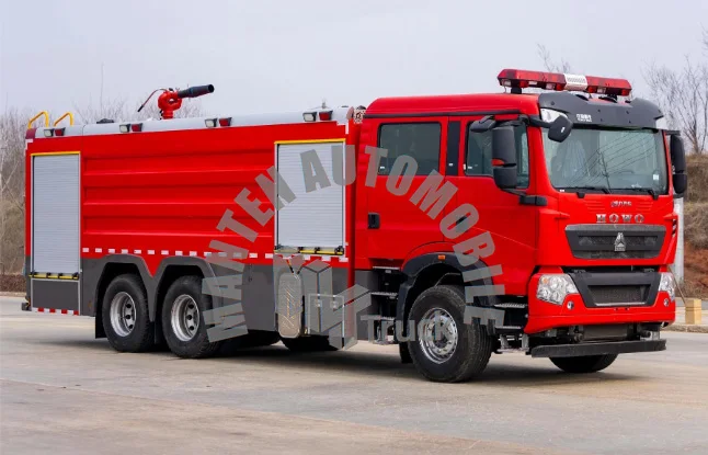 HOWO 6X4 Customized 18 Cbm Foam and Water Tank Fire Fighting Engine Fire Truck with Fire Apparatus for Sale