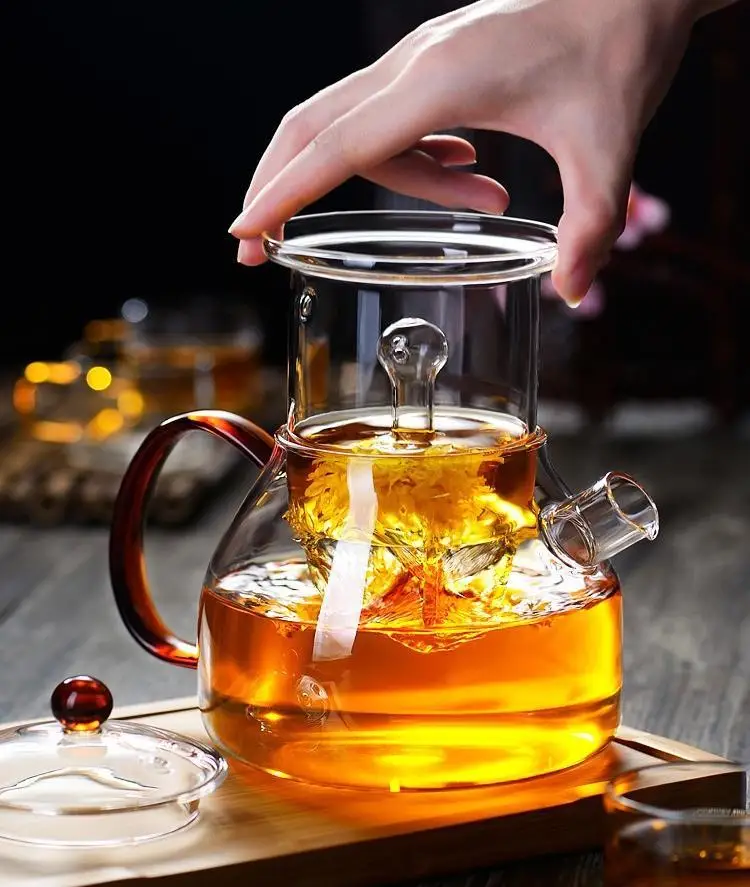 2022 Manufacturers wholesale creative electric tea cooker High borosilicate thickened steam kettle kung Fu teapot