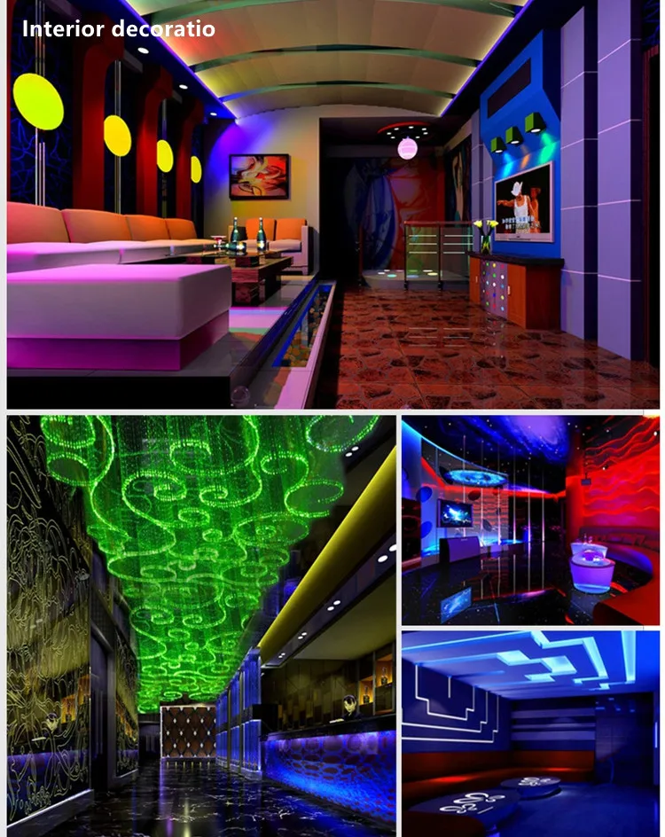 180cm 240cm T8 RGB LED Tube Light Aluminum Body Window Store Advertising Atmosphere Light with Bluetooth APP Synchronous Control