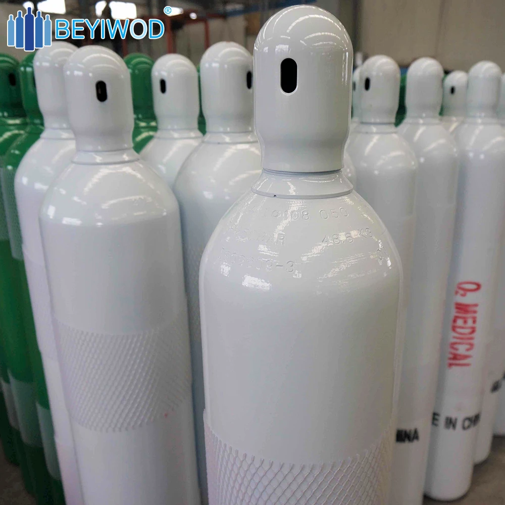 TPED DOT approval Working Pressure 150BAR 200BAR 230bar 300BAR Steel Oxygen Argon Nitrogen gas Helium CO2 cylinder