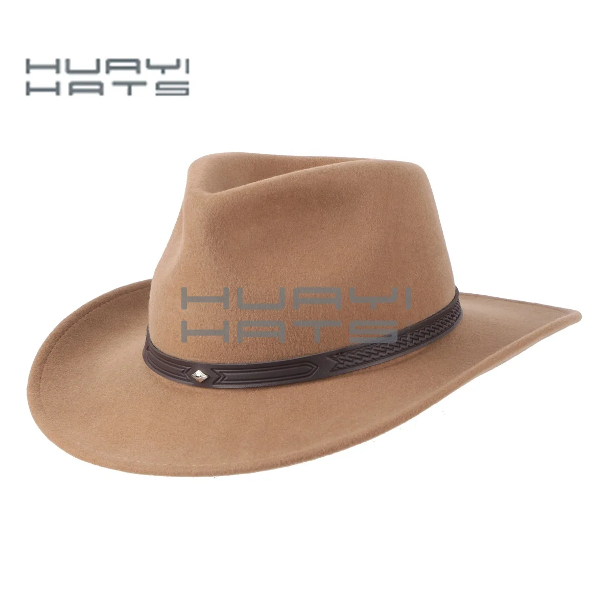 HUAYI HATS wool felt western hats cowboy western hat for men Outback