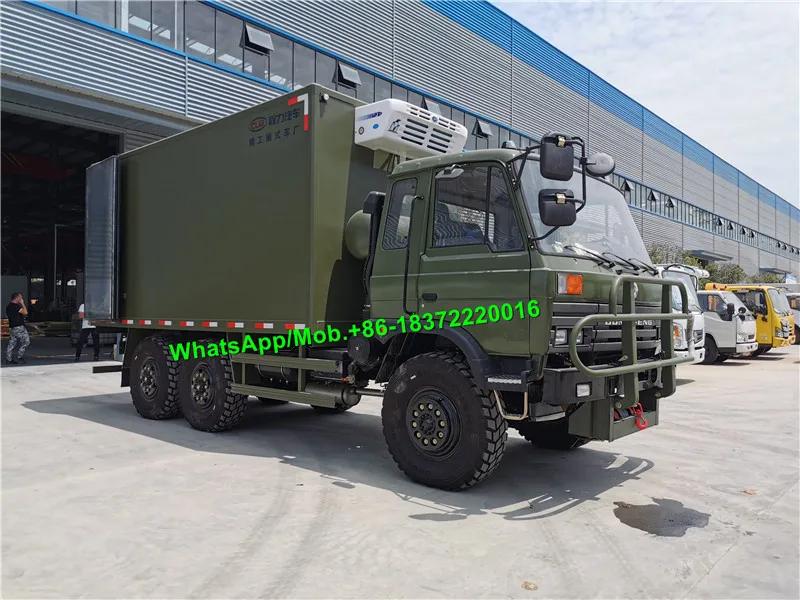 Dongfeng внедорожник 4x4 6x6 8x8 холодильник грузовик на продажу