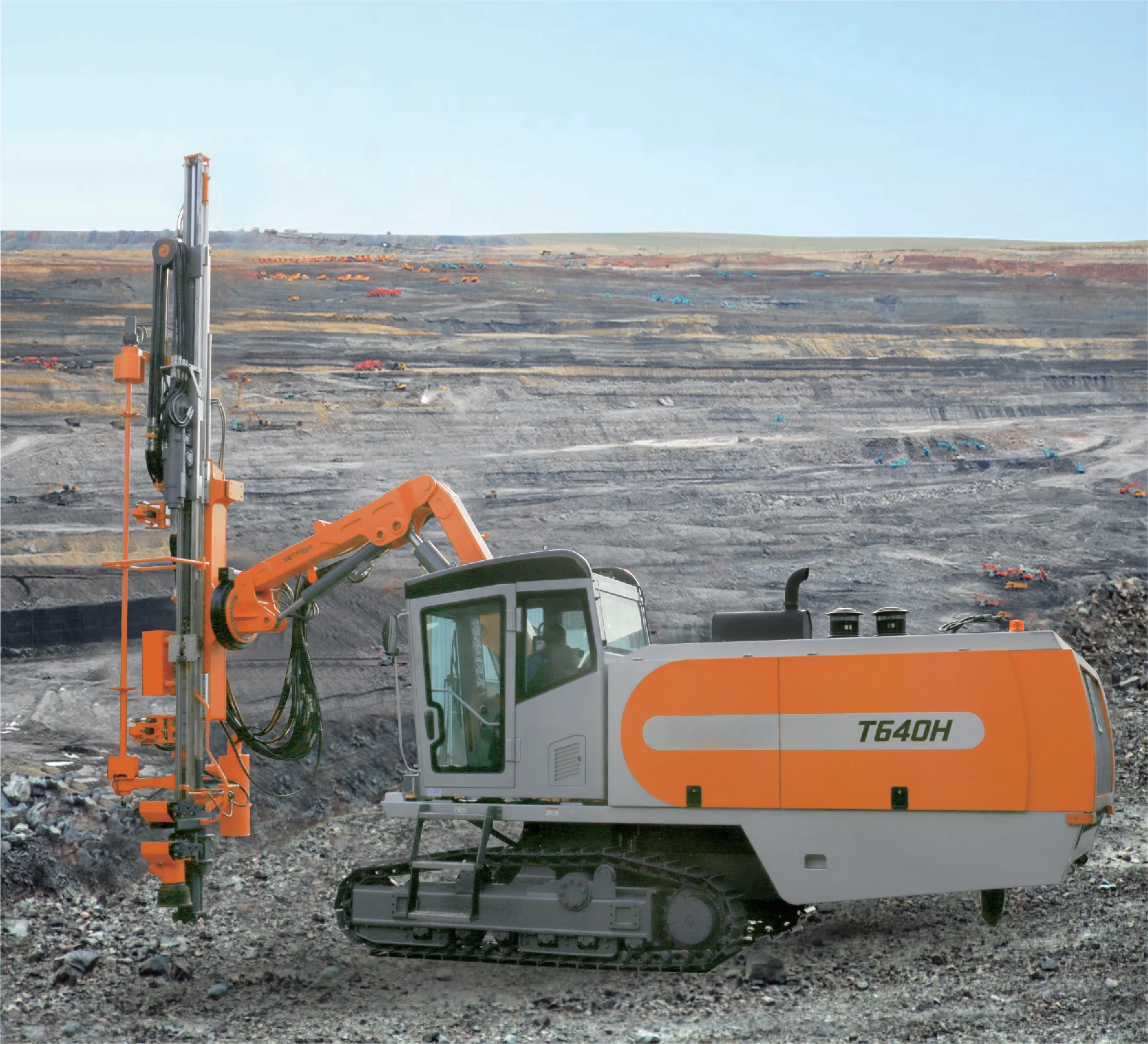Top Hammer integrated rock top hammer surface drill rig