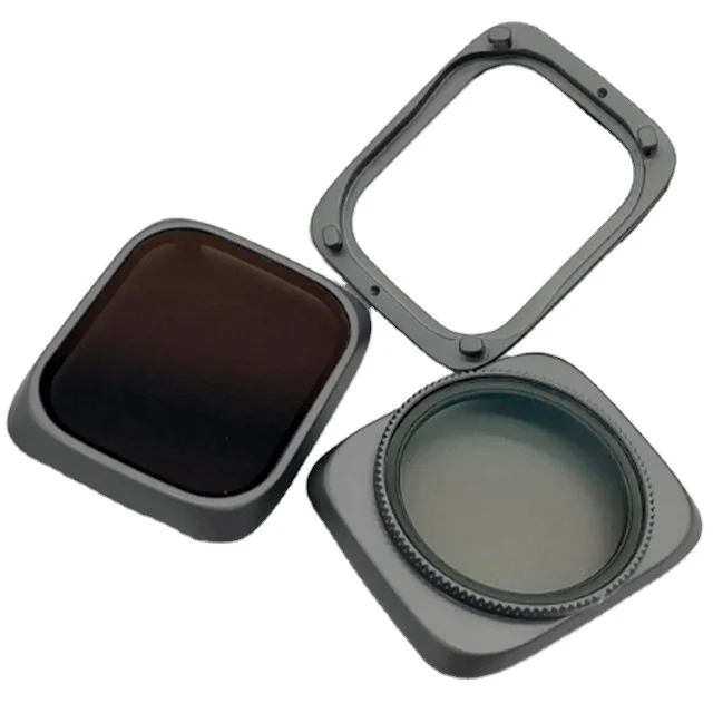 CNC Custom Drone Camera Filter with Stainless Steel Aluminum Frame Rapid Prototyping and Micro Machining Factory Service