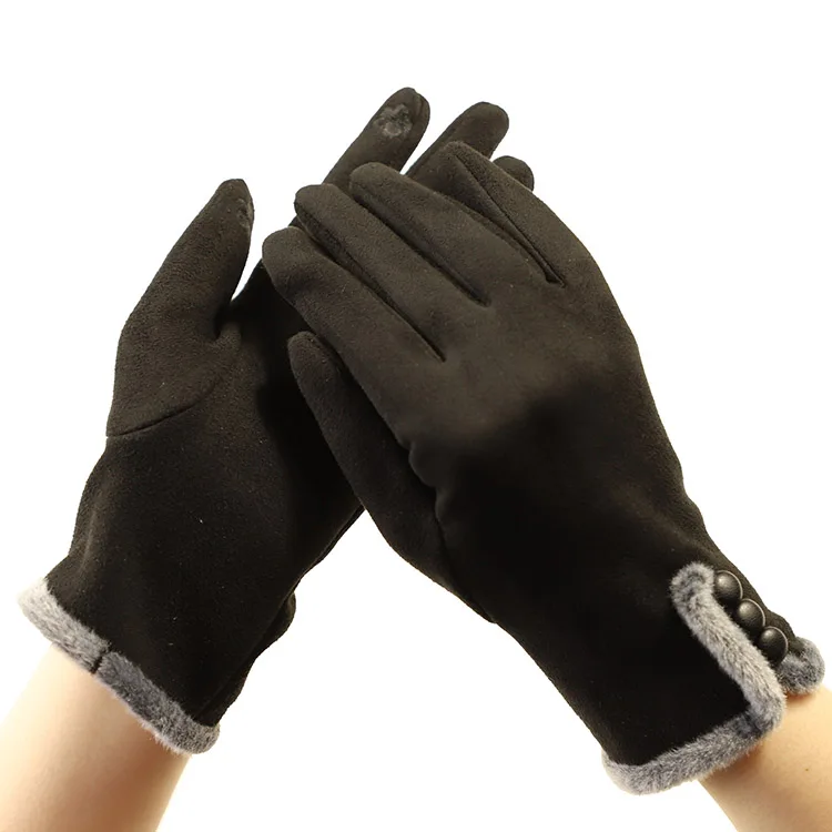 Женские акриловые перчатки и модные перчатки для девочек, нейлоновые перчатки для улицы