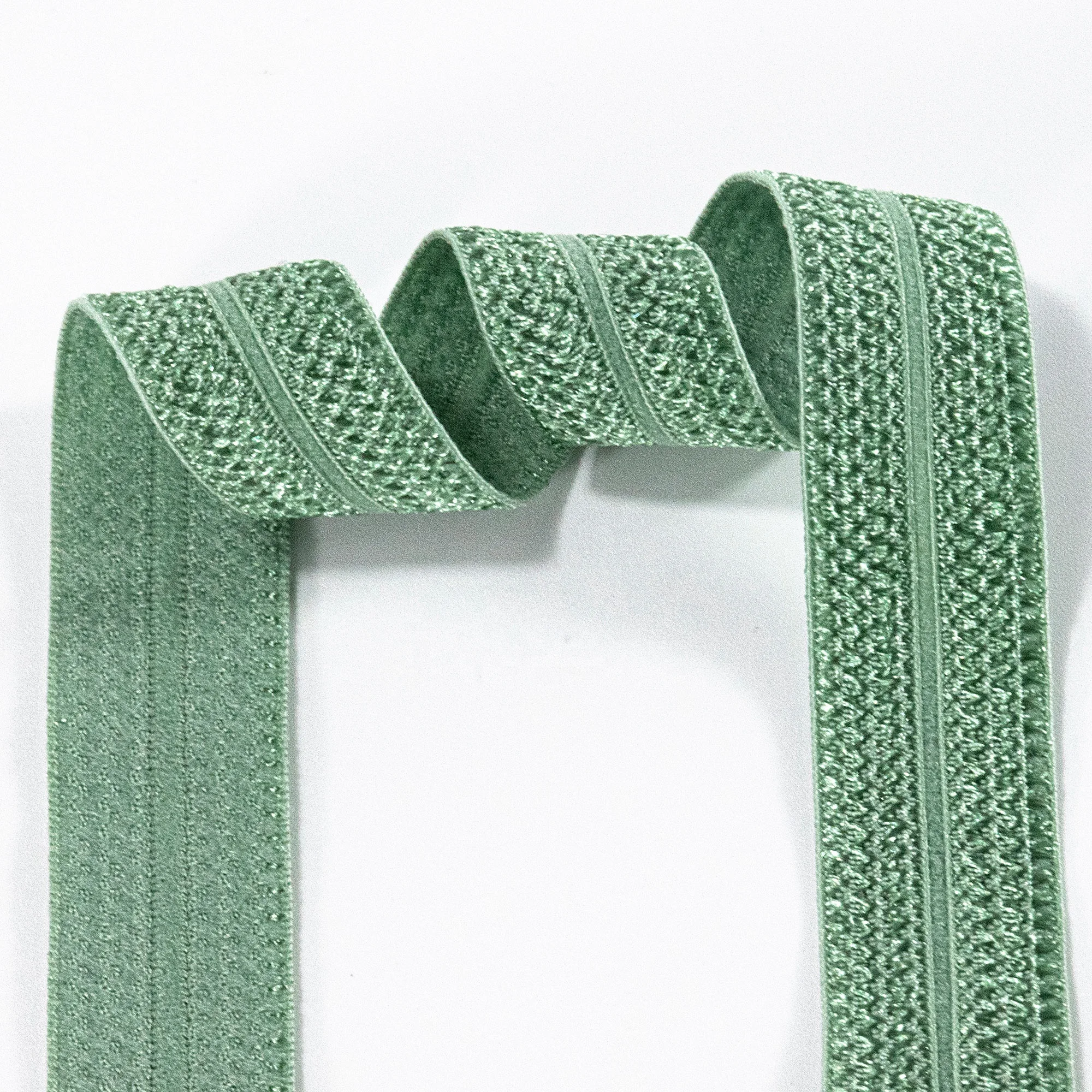 wholesale 1.5CM colorful custom nylon printed fold over elastic ribbon binding satin bias tape for garment