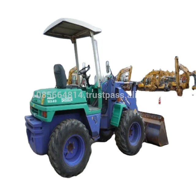 Б/у мини-колесный погрузчик komatsu, колесный погрузчик wa30 wa40, дешевые мини-погрузчики на продажу