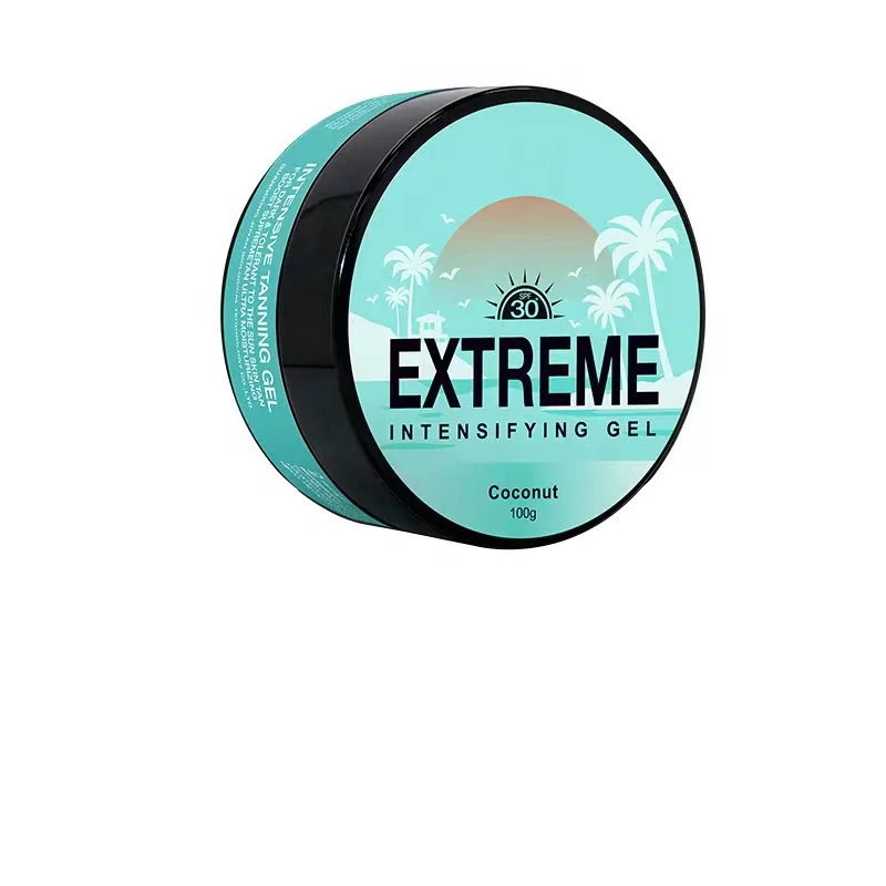 Customize private label watermelon tanning gel extreme intensifying tanning gel intensive tanning gel