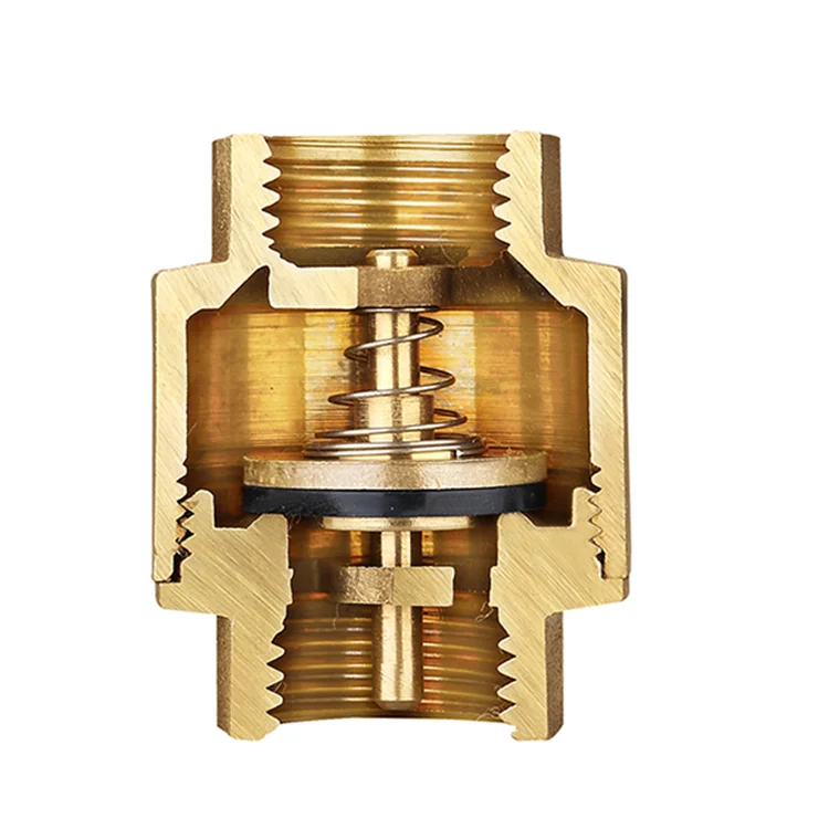 BMAG 1/2 '-4' кованый пружинный обратный клапан односторонний латунный
