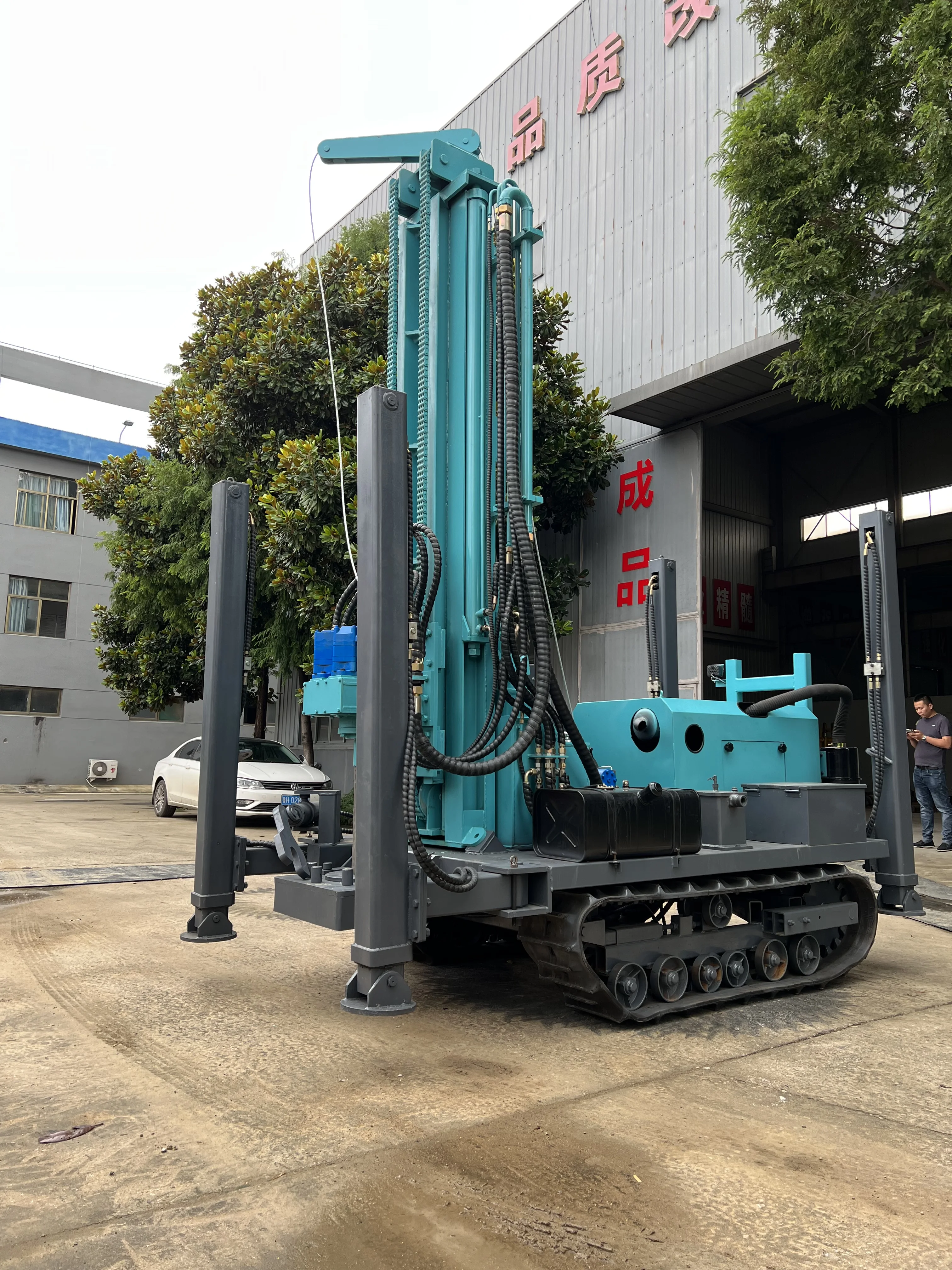 2024 Hongrun drill rig Pneumatic Crawler DTH Drill Rig