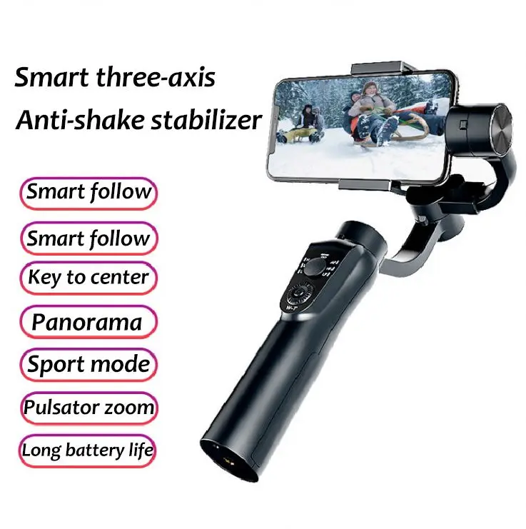 Adjustable phone tripod gimbal handheld cell camera with gimble stabilized mobile stand flexible cheap stabilizers