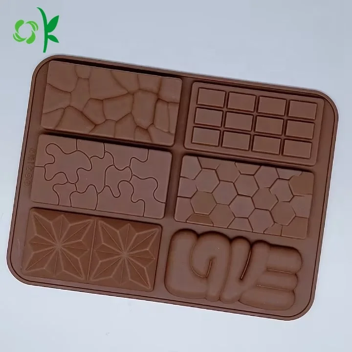 OKSILICONE Non-Stick Quick Release Soft Sweets Candy Baking Mould Custom Chocolate Ball Silicone 6 hole Mold