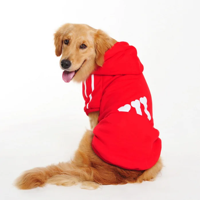 YOELLEN Hot selling dog clothes spring and autumn fleece thick and velvet large and medium-sized small dog claw velvet fabric