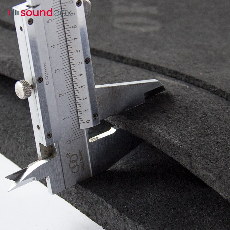 High Density Acoustic Insulating Material Noise Insulation Soundproof Gym Flooring Mat Sound Deading Material