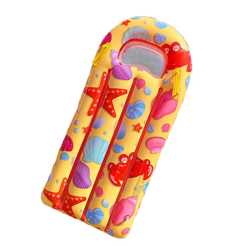 PVC inflatable U shape swimming kick surf board beach PVC material swimming float for kids