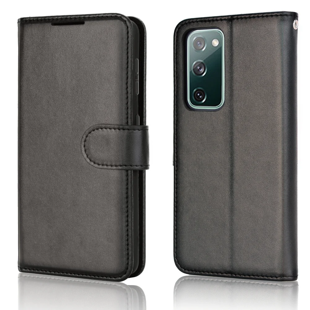 
Leather Mobile Phone Protection Bag Wallet Cover For Samsung S21 FE Case 