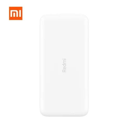 Xiaomi Redmi Power Bank 20000mAh 18W Quick Charge Powerbank Fast Charging Two Interface Inputs Portable Charger