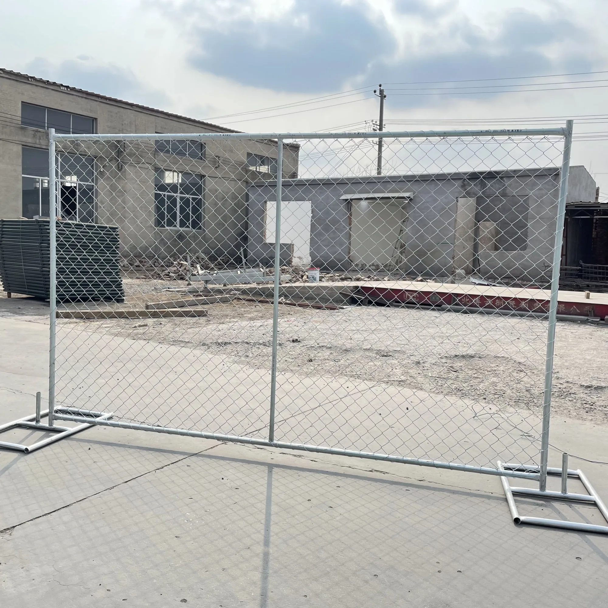 Американский временный забор строительный 6x12