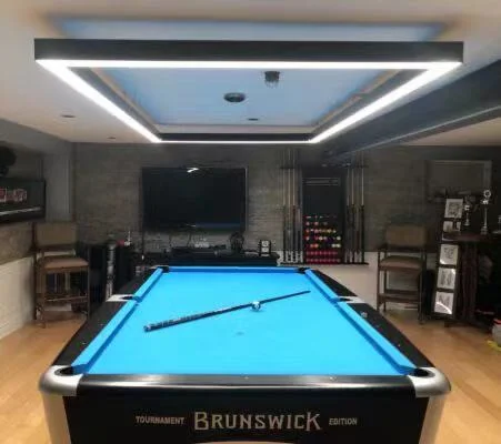  custom pool table light rectangle shape billiard lights for