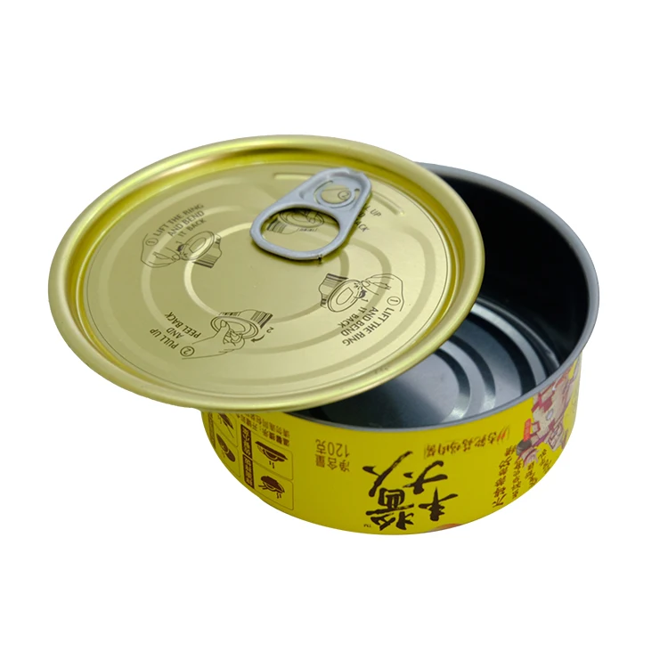 Cheap items to sell production line easy open lid storage pleurotus eryngii chicken meat metal can for packaging