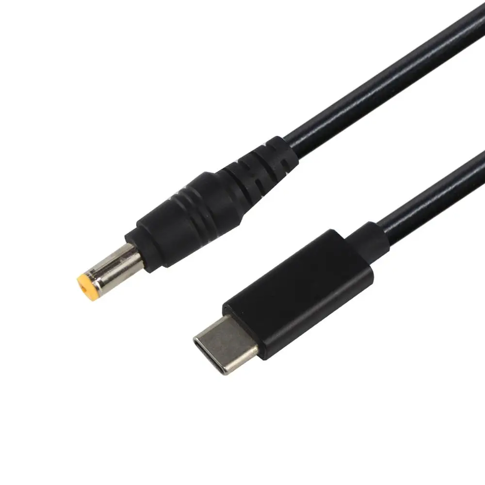 Черный адаптер usb type c 12 В 3 1 qc к dc 4 0*1 7 мм для pd триггера зарядки зарядный