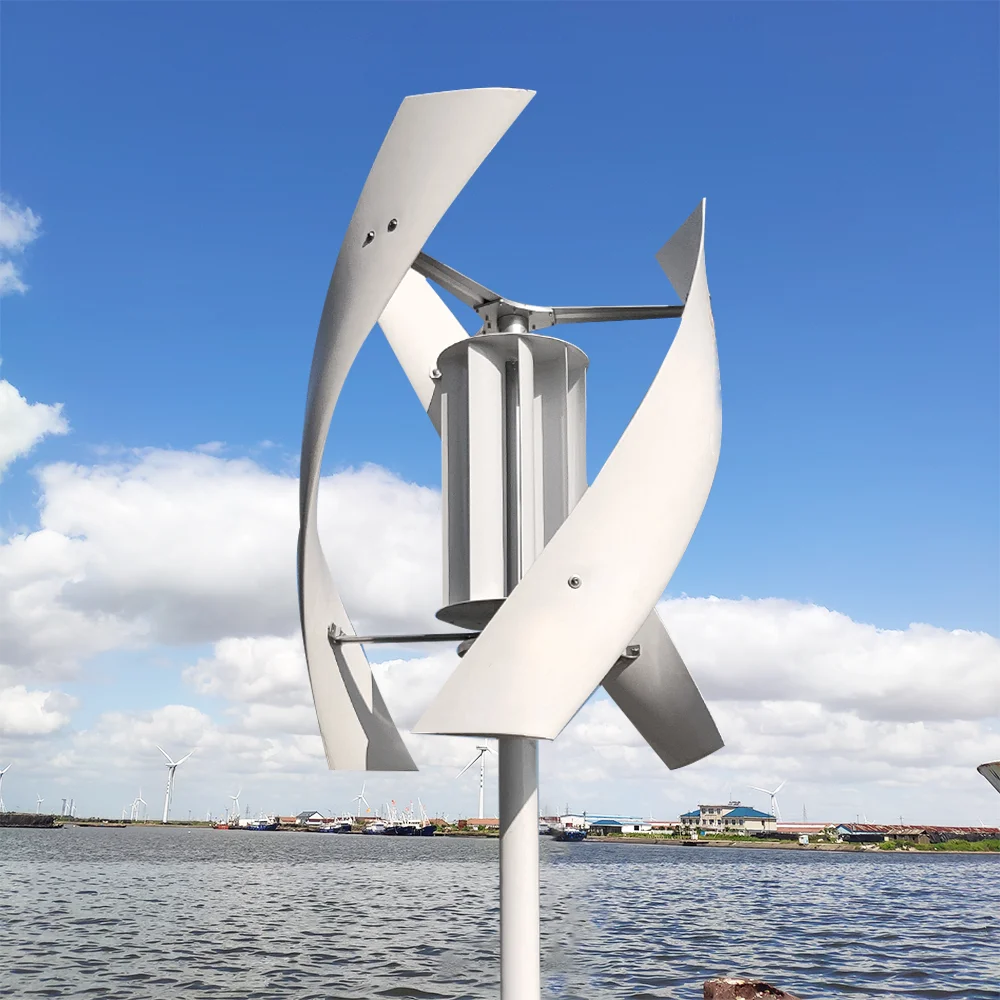 New Energy Vertical Wind Generator 2000w 3000w Turbine MPPT Controller 12v 24V 48V Low Noise Medium Windmill Household Small