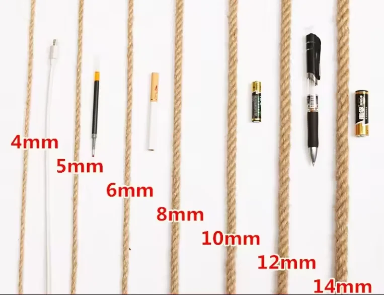 Eco-friendly natural binding jute rope hemp braided twine rope jute rope 8mm for handmade decoration