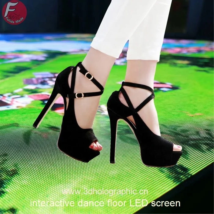 Indoor p2.6 p2.97 p3.91 full color sensor video dance floor led display
