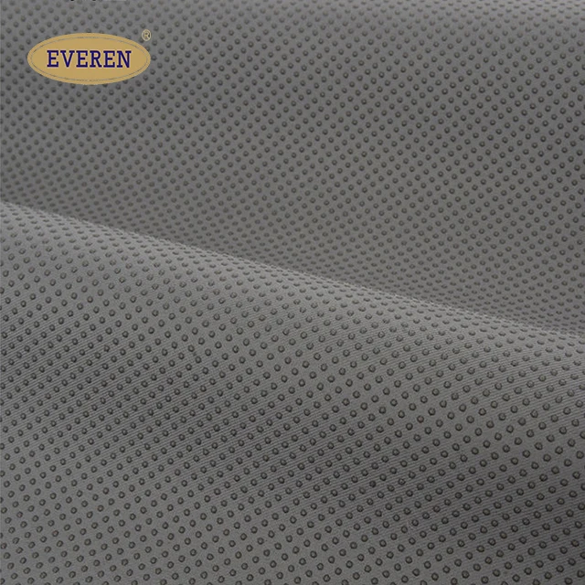 Hot Sell Polyester Dotted Anti Slip Fabric for Mattress Cover
