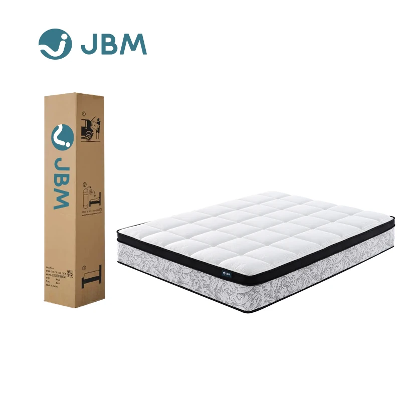 Rolled Zone Pocket Spring Mattress In A Box Korean Double Foam Sponge Bed Mattress massage Hotel Bed mattress