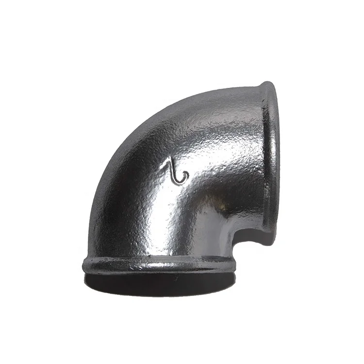 Malleable Cast Iron Pipe Fittings Stainless Steel Corrosion Resistant Internal Threaded Joints