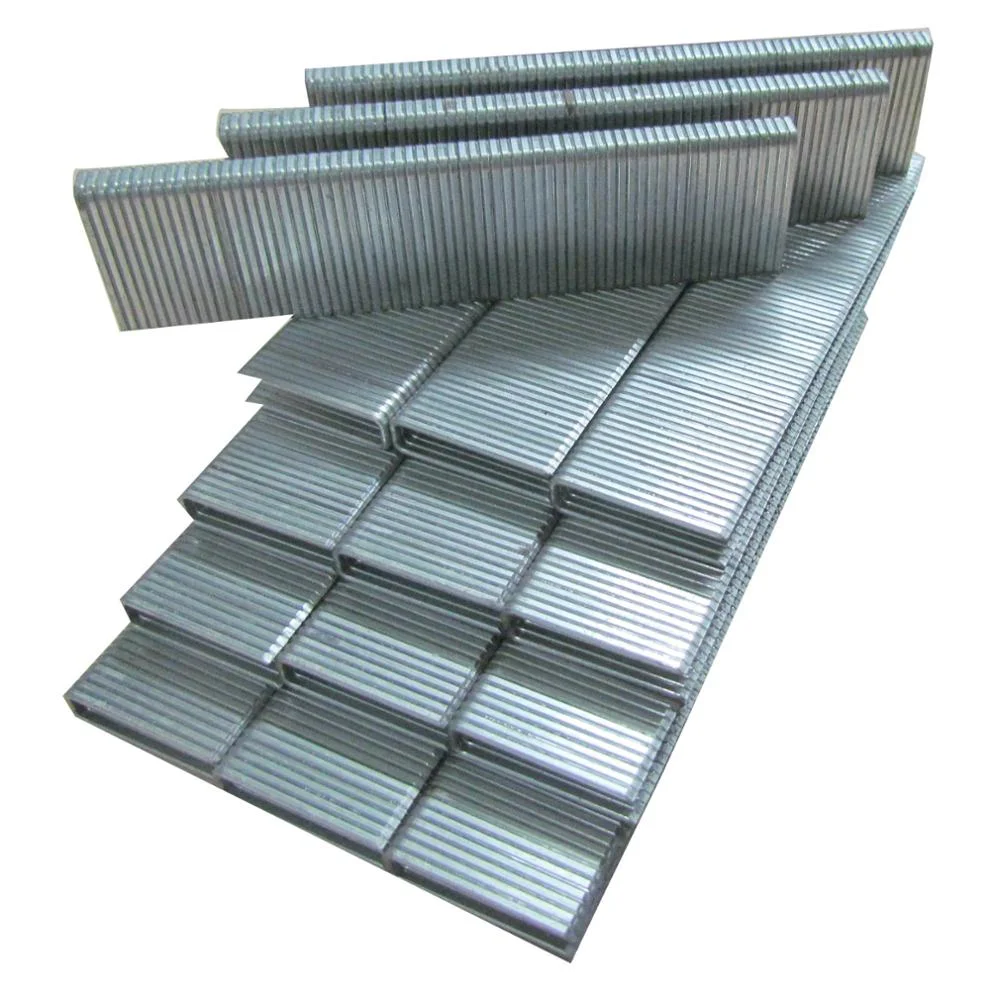 Galvanized Straight Staple Cast Iron T38 Wire Brad Nails Construction Sofa Pins 16GA Gun Decorative Nails for Wood pallet nails