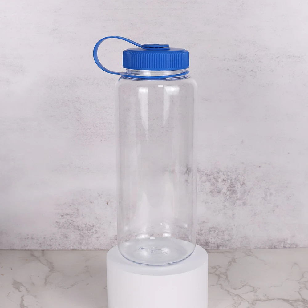 1L Cheap SK Plastic Water Bottles With Easy Carry Handle For Sports