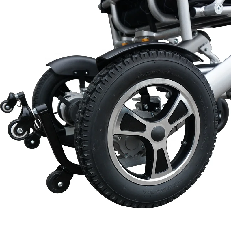 
Outdoor Long Range Joystick Electric Power Driven Beach Wheelchair 