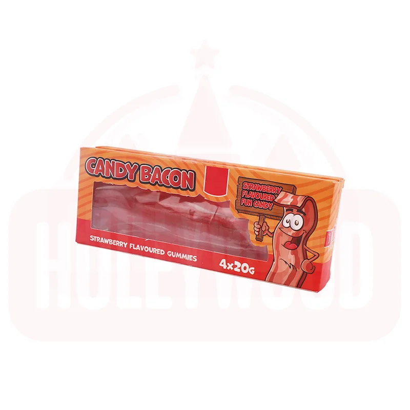 Holeyworld 80 г коробка фруктовый бекон Мармеладные Конфеты Американская серия фастфуда мультяшная упаковка сладкий кислый вкус каждый день