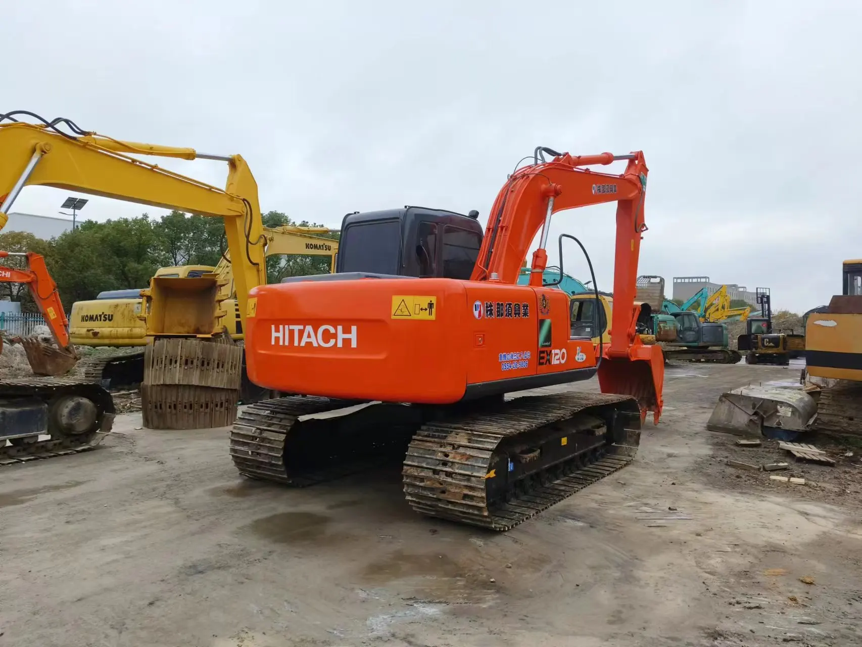 Good Condition Used Hitachi Excavator ZX120 EX120 12tons Japan Made Hitachi Digger for Sale
