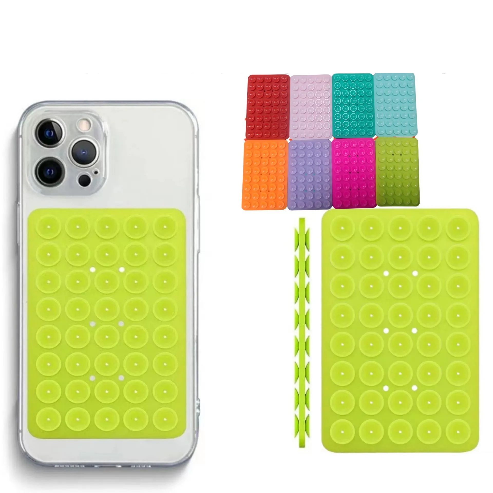 Hands-Free Silicone Suction Cup Phone Case Mount Double Sided