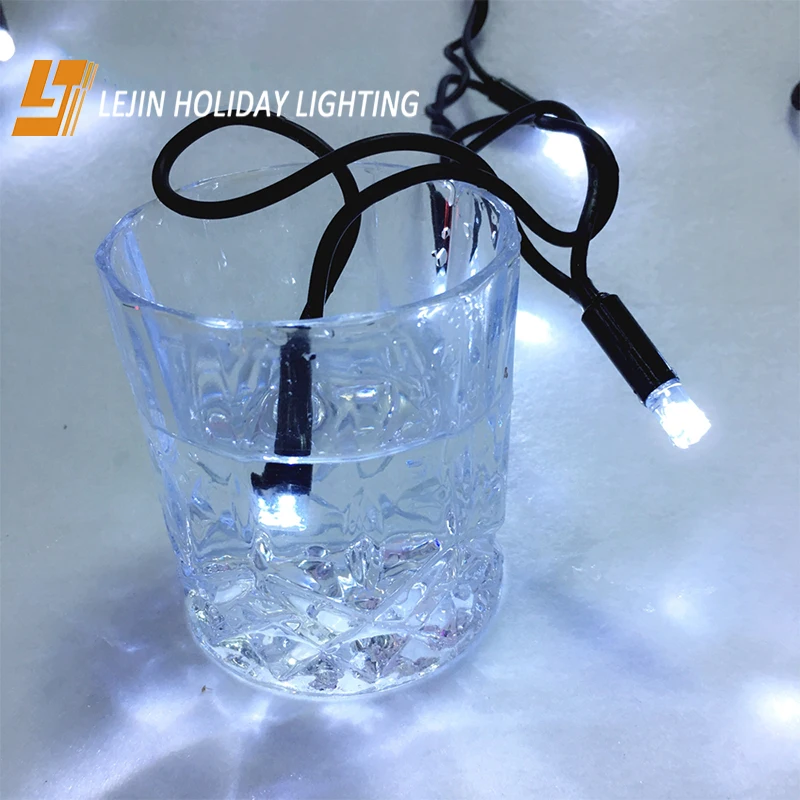 IP65 rated rubber wire male and female connector LED light string led light chain