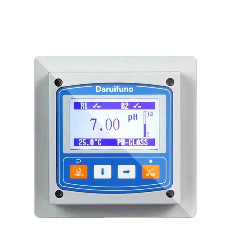 Power Plant Differential Signal 4 20mA Online PH ORP Controller pH Meter