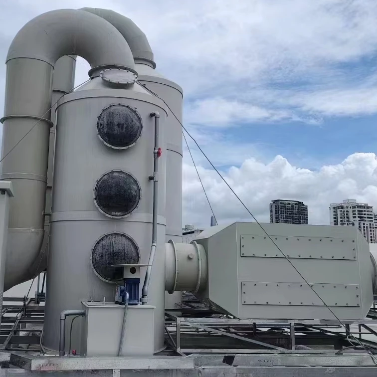 Exhaust Gas Collection Air Filter wet Scrubbing Tower