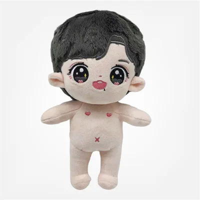 Wholesale new design standing kpop plush toys custom cartoon character plush doll