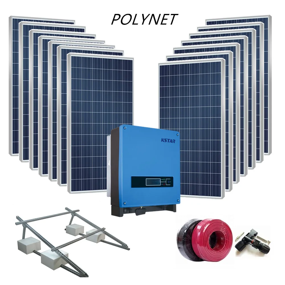 
Polynet 4kw on grid solar generator system 4000w solar energy system lahore pakistan 